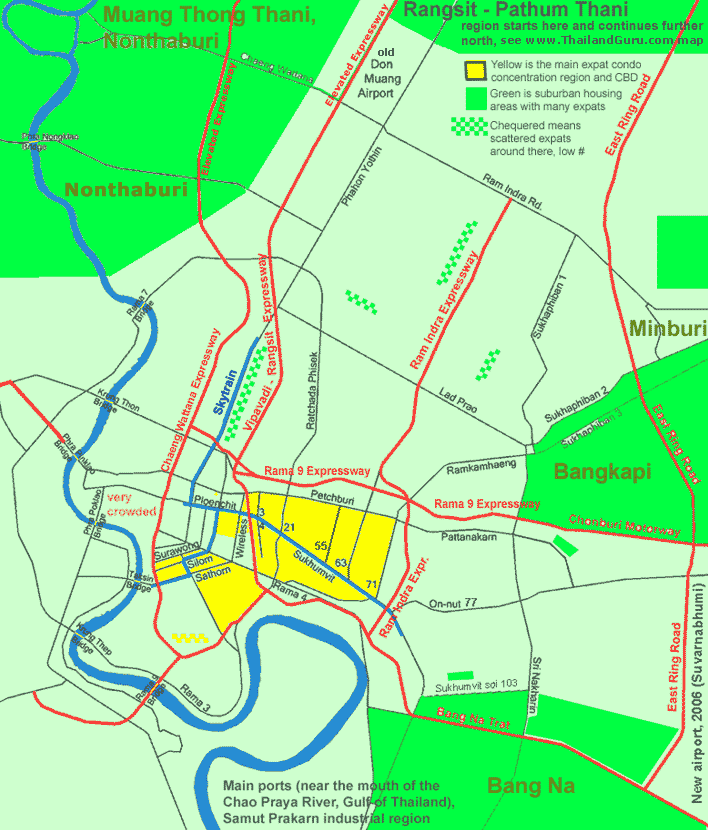 suburban Bangkok houses